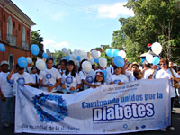 'Globale Diabeteswanderung' in Bolivien zum Weltdiabetestag 2007