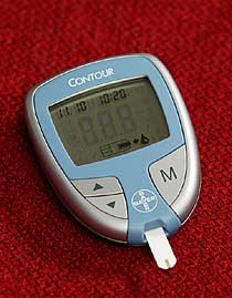 Blutzuckermess-System Contour von Bayer