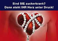 Logo zur Kampagne Diabetes ist Herzenssache