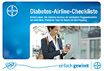 Die Diabetes-Airline-Checkliste von Bayer Die Diabetes-Airline-Checkliste von Bayer