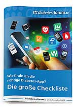 Broschüre: Wie finde ich die richtige Diabetes-App? Broschüre: Wie finde ich die richtige Diabetes-App?
