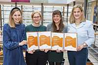 Eva-Maria Vogel, Viola Volland, Anja Kopf, Heike Scherbel (von links nach rechts)