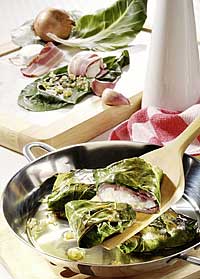 Gefüllte Mangoldtaschen