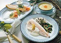 Karfreitagsmenü Fischfilet auf Mangold