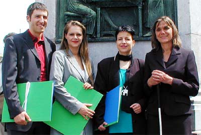 Die vier Preisträger